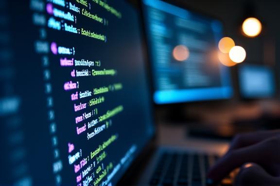 Code snippet showing API implementation